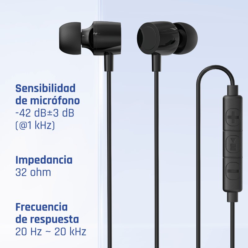 EAN 8435364320211 - iggual IGG320211 auricular y casco Alámbrico Dentro de oído Llamadas/Música USB Tipo C Negro imagen 5