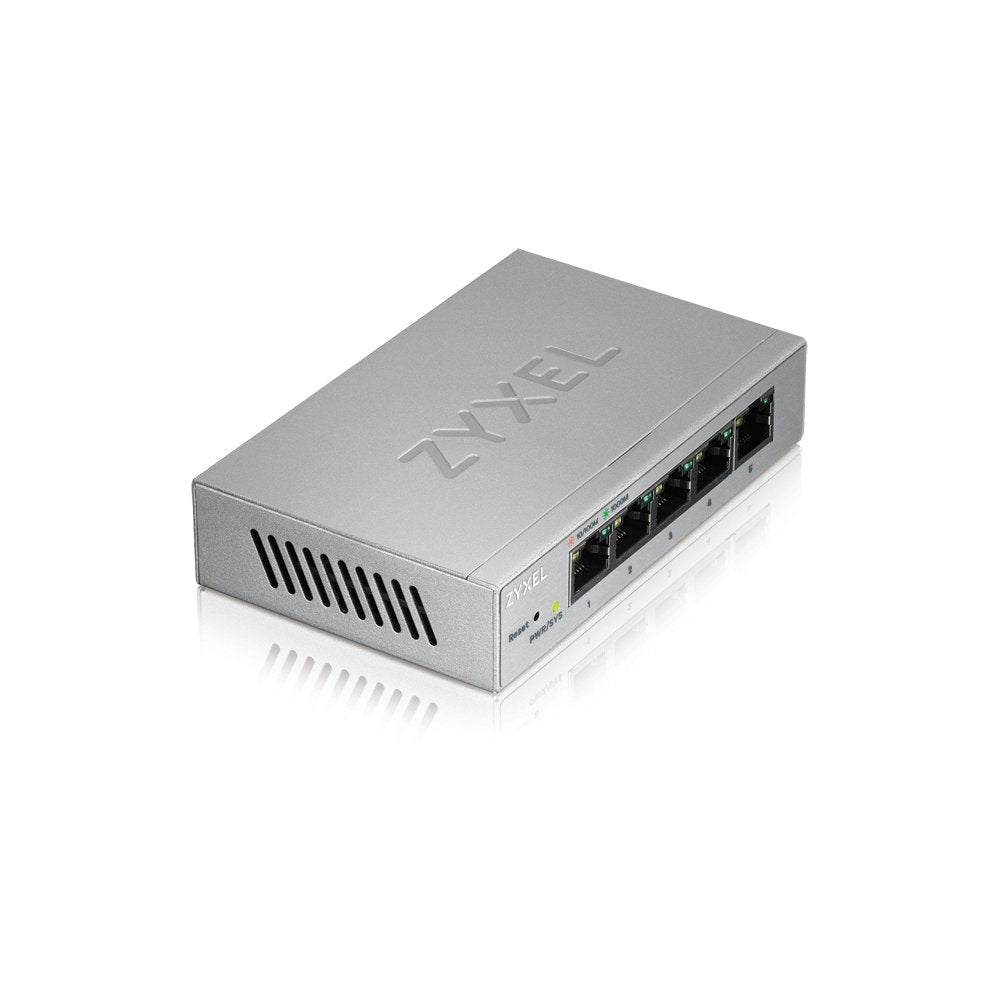 Switch Zyxel 5ptos 10/100 Plata Gs1200-5-Eu0101f