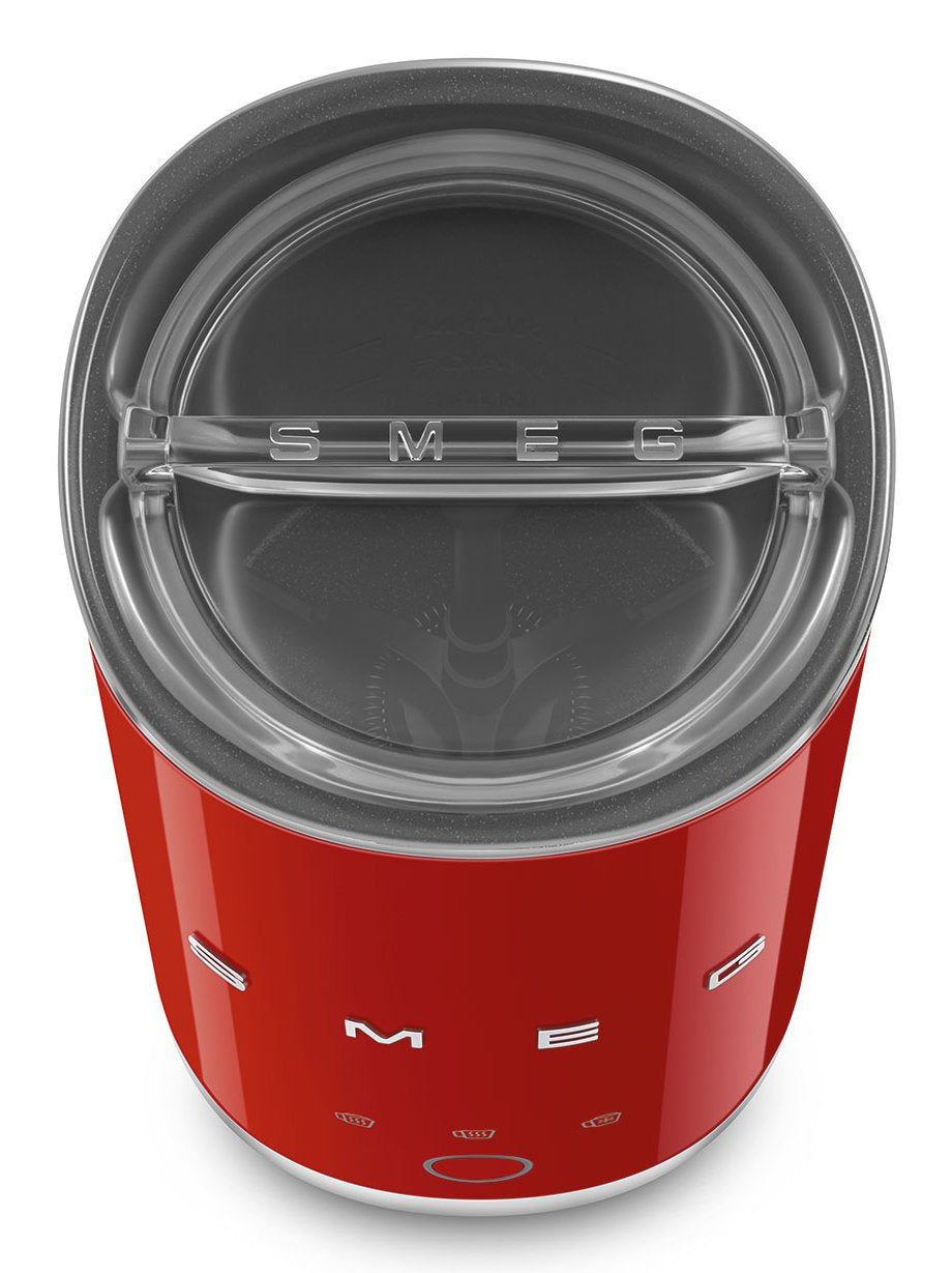 Smeg Milchaufschäumer Mff02rdeu, 3 Funktionen, Antihaft, 500w, Rojo