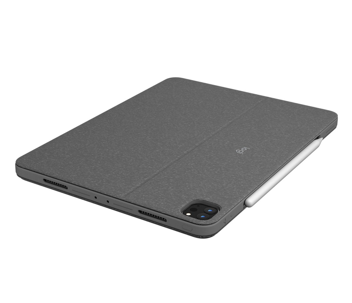 Logitech Combo Touch Caja De Teclado Y Folio Con Panel Táctil Luz Trasera Apple Smart Connector Qwerty Pan Nordic Gris Oxford Para Apple Ipad Pro De 12 9" (5ª Generación)