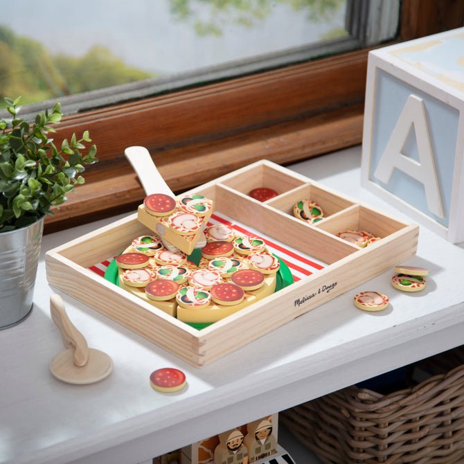 EAN 0681147005143 - Melissa & Doug Wooden Pizza Party imagen 4