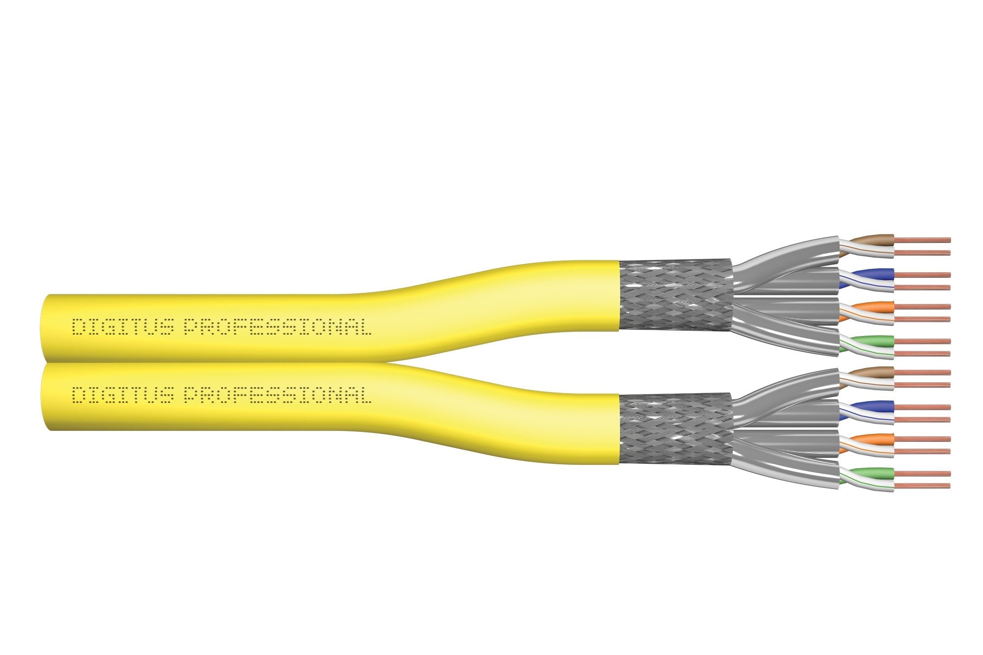 Digitus Verlegecable Cat7a S Ftp Dupl.B2ca 500m Gelb Awg22 1 (Speditionsversand)