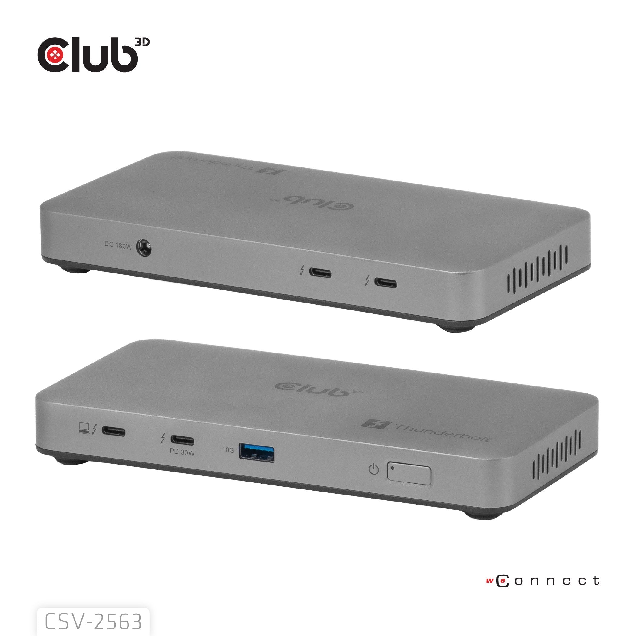 Club3d Thunderbolt5 5-In-1 Hub > 3xthunderbolt 1xusb H H