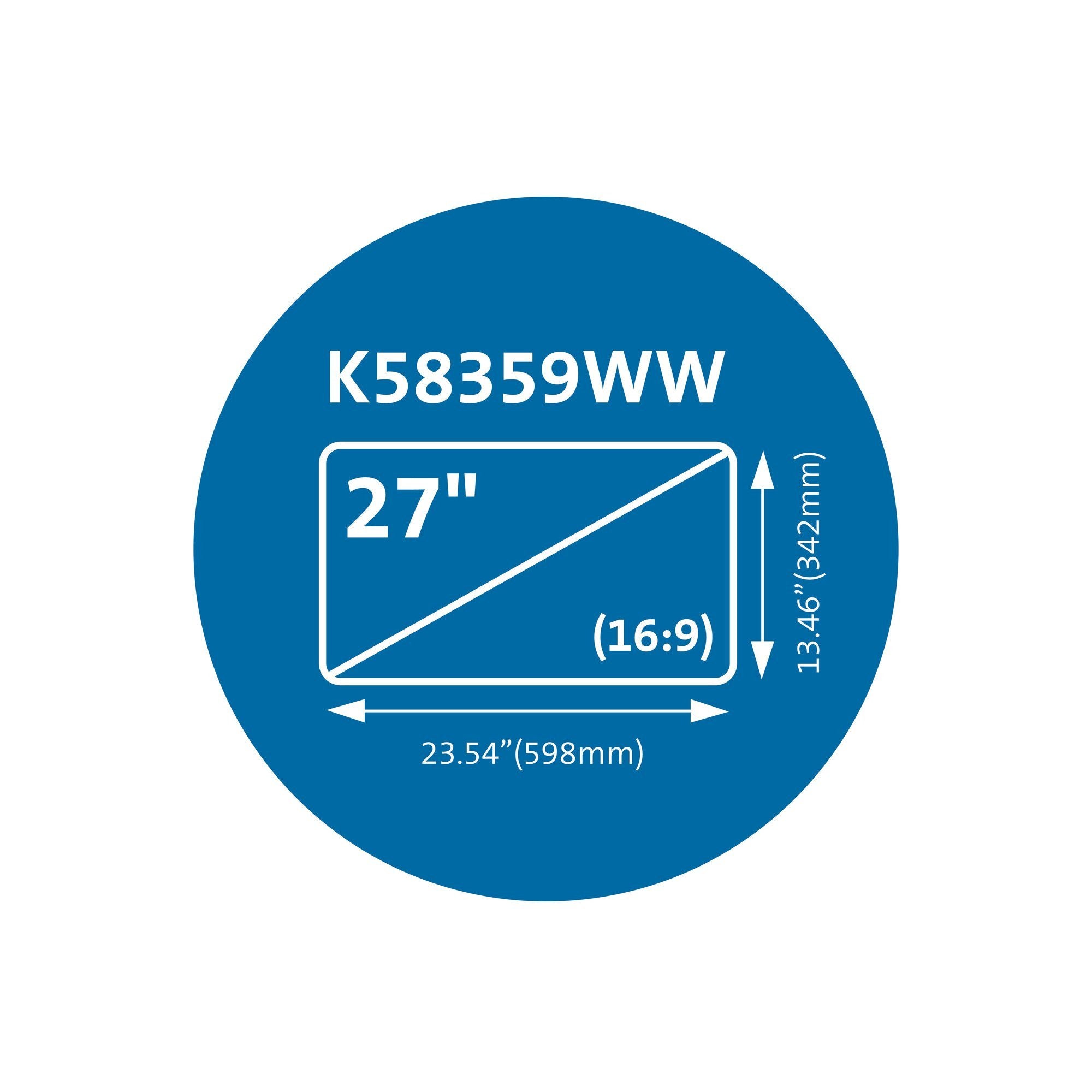 EAN 0085896583592 - Kensington K58359WW filtro para monitor 68,6 cm (27") Filtro de privacidad para pantallas sin marco imagen 7