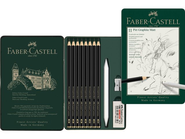 Faber-Castell 115220 8 Lápices De Grafito Pitt Graphite