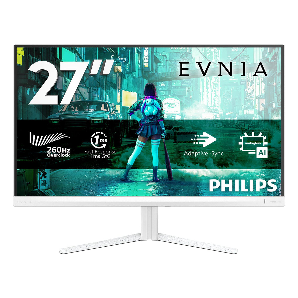 EAN 8721038007732 - Philips 27M2N3201PL/00 pantalla para PC 68,6 cm (27") 1920 x 1080 Pixeles Full HD LCD Blanco imagen 2