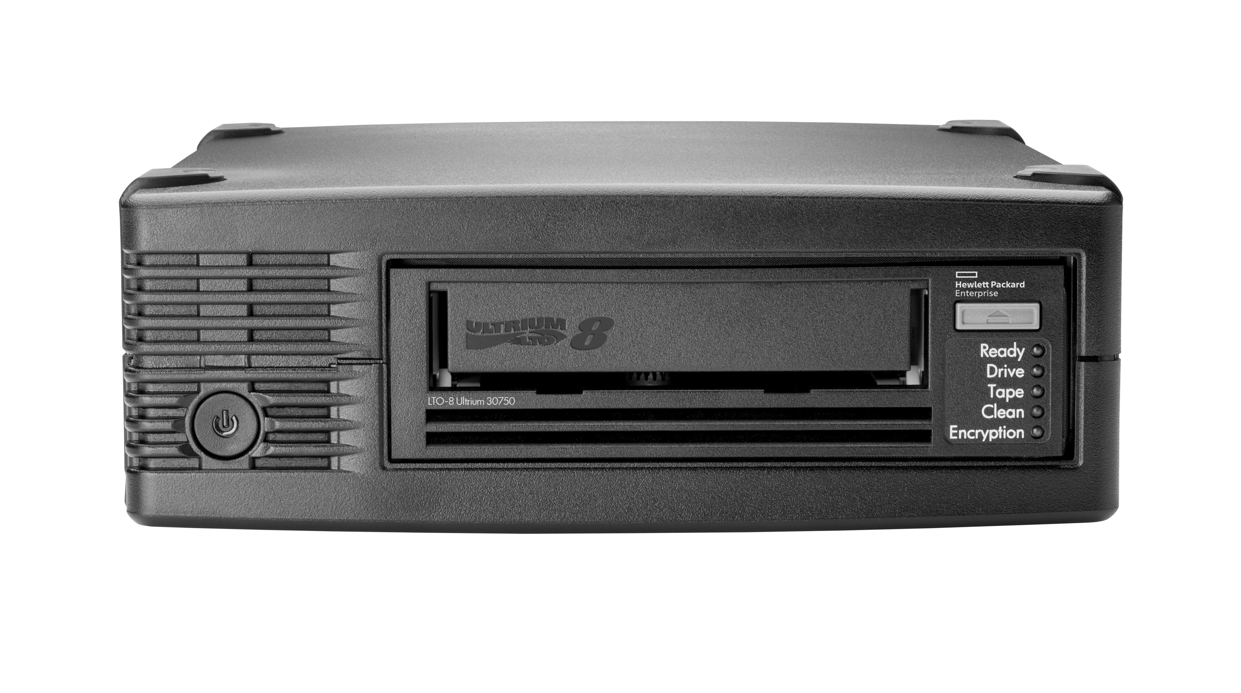 Hpe Storage Lto-8 Ultrium External Tape Drive 5x Lto-8 30tb Data Cartridges