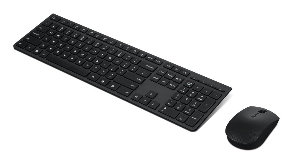 Lenovo Professional Wireless Rechargeable Keyboard And Mouse Combo Ai - Us Euro