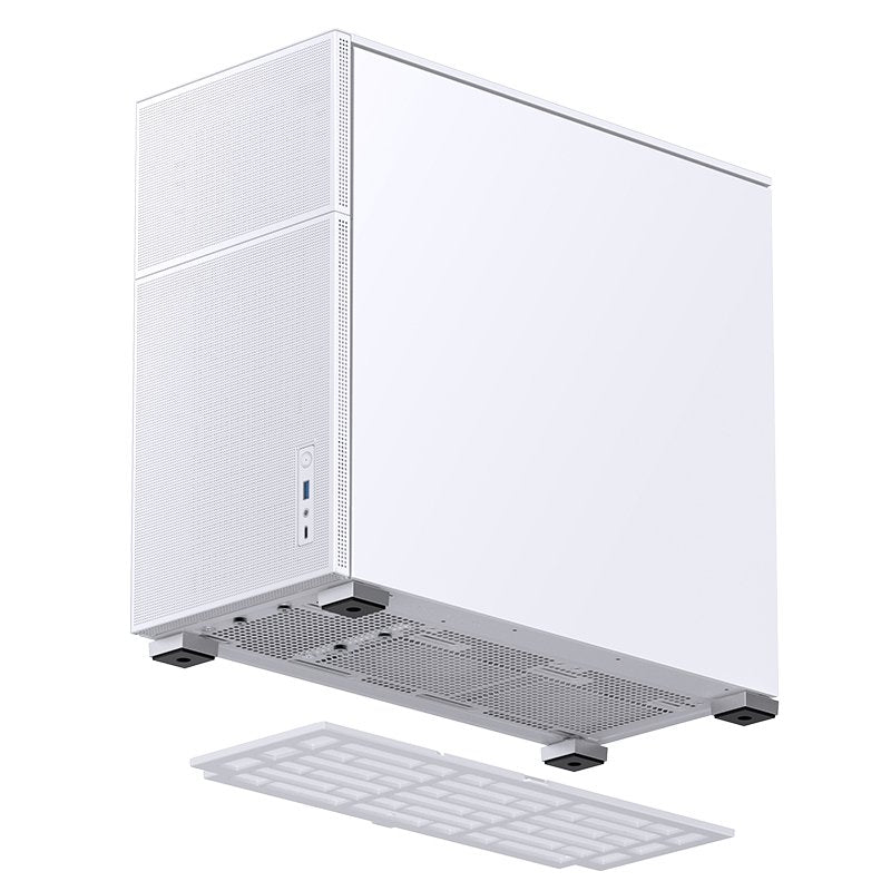 Jonsbo D41 Mesh Atx Carcasa, Tempered Glass - Blanco