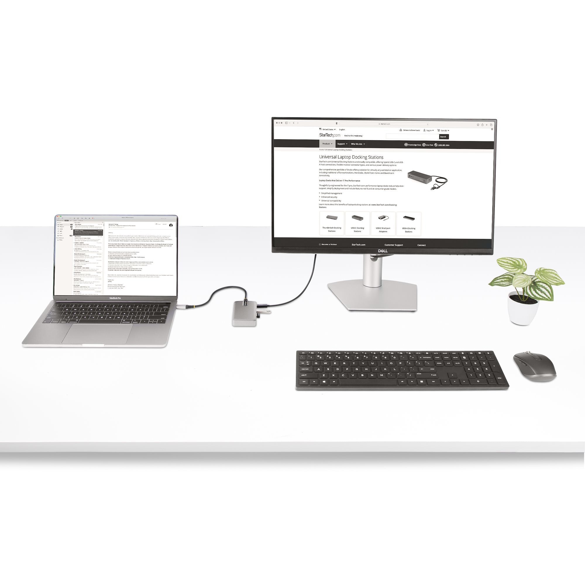 Startech.Com Hub Ladrón Usb-C De 4 Puertos Con Modo Alt De Dp Para Usb-C Y Salida De Vídeo De 4k 60hz - 3x Usb-A - 1x Usb Tipo C - Pd 100w - Usb 3.2 10gbps - Cable 30cm - Portátil