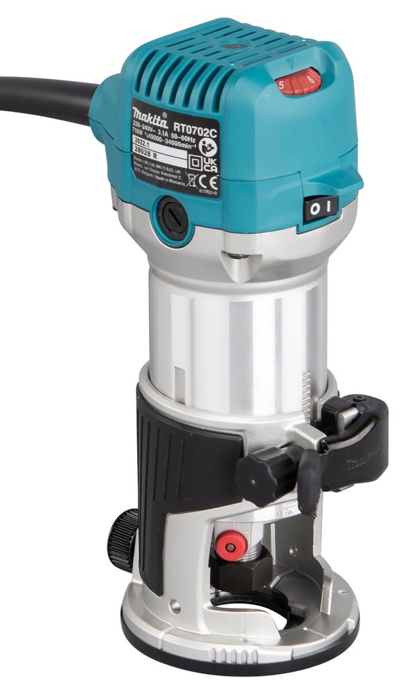 EAN 0088381752701 - Makita RT0702CX3J Multifunktionsfräse Negro, Verde, Metálico 34000 RPM 710 W imagen 7