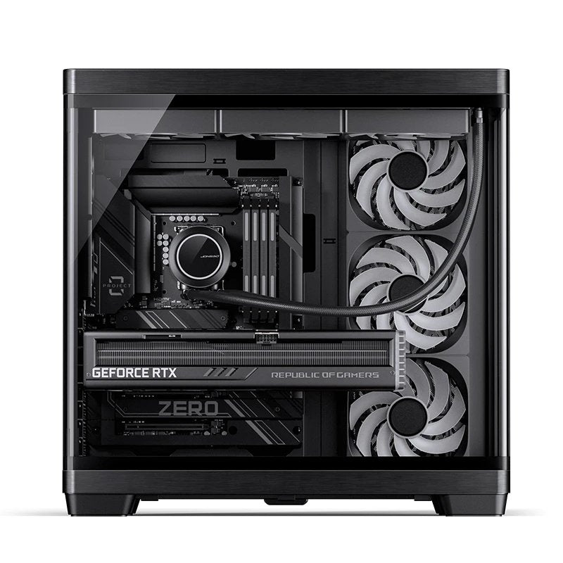 Jonsbo Tk-4 Gehäuse, Midi-Tower, Atx, Tempered Glass - Schwarz