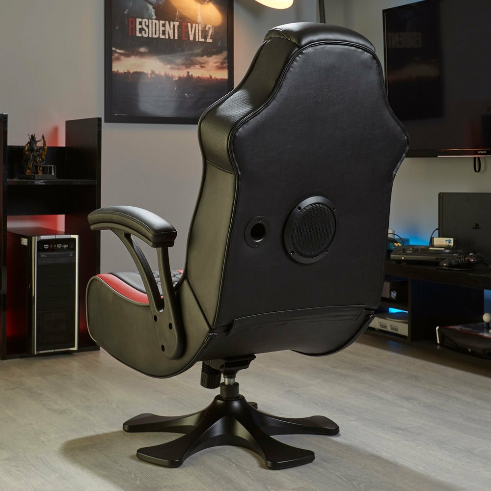 EAN 0094338200140 - X Rocker 2020014 silla para videojuegos Silla gaming Asiento acolchado Negro, Rojo imagen 10