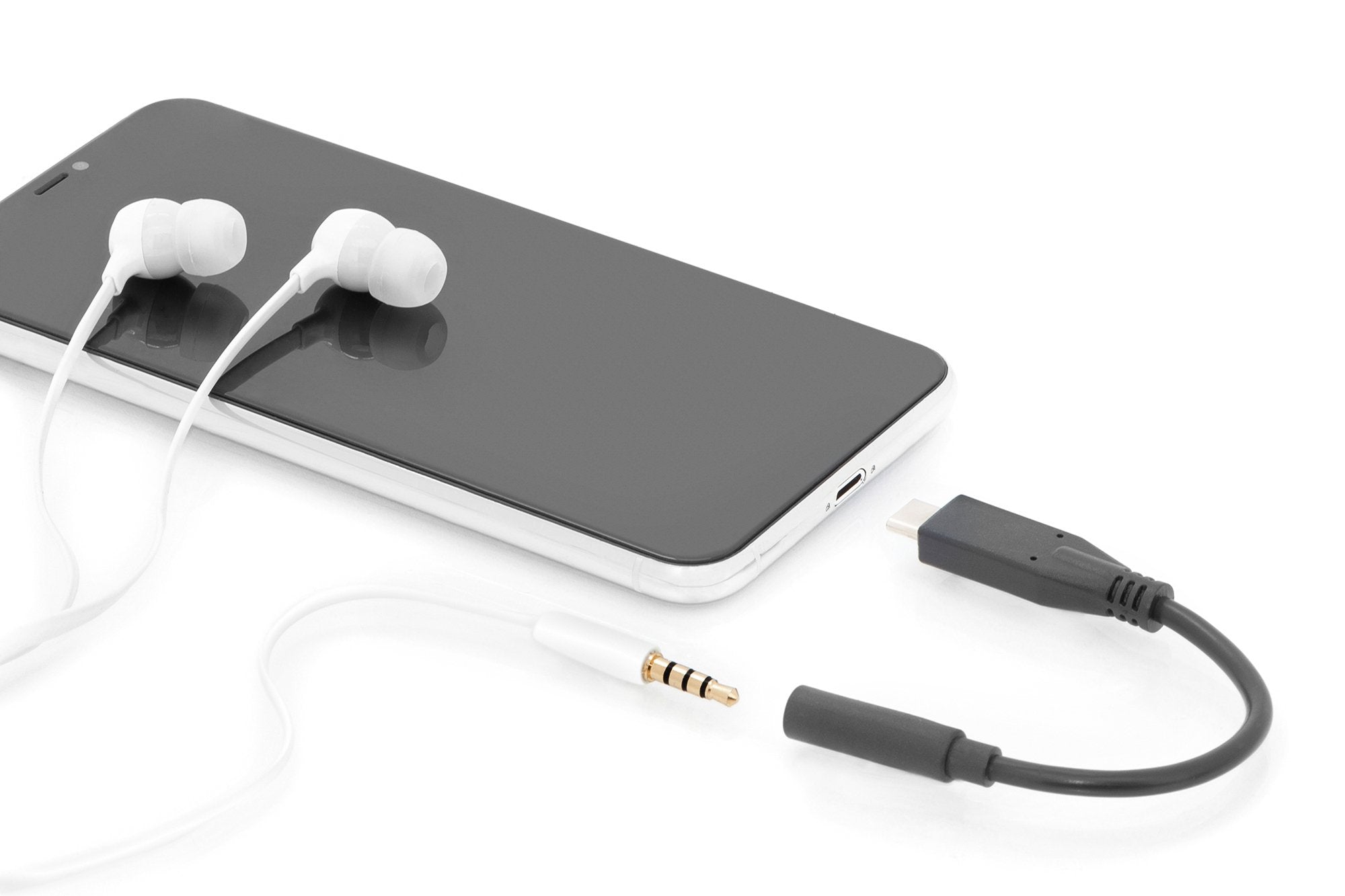 Digitus Adaptador Usb-C A Jack 3.5mm 20cm Negro