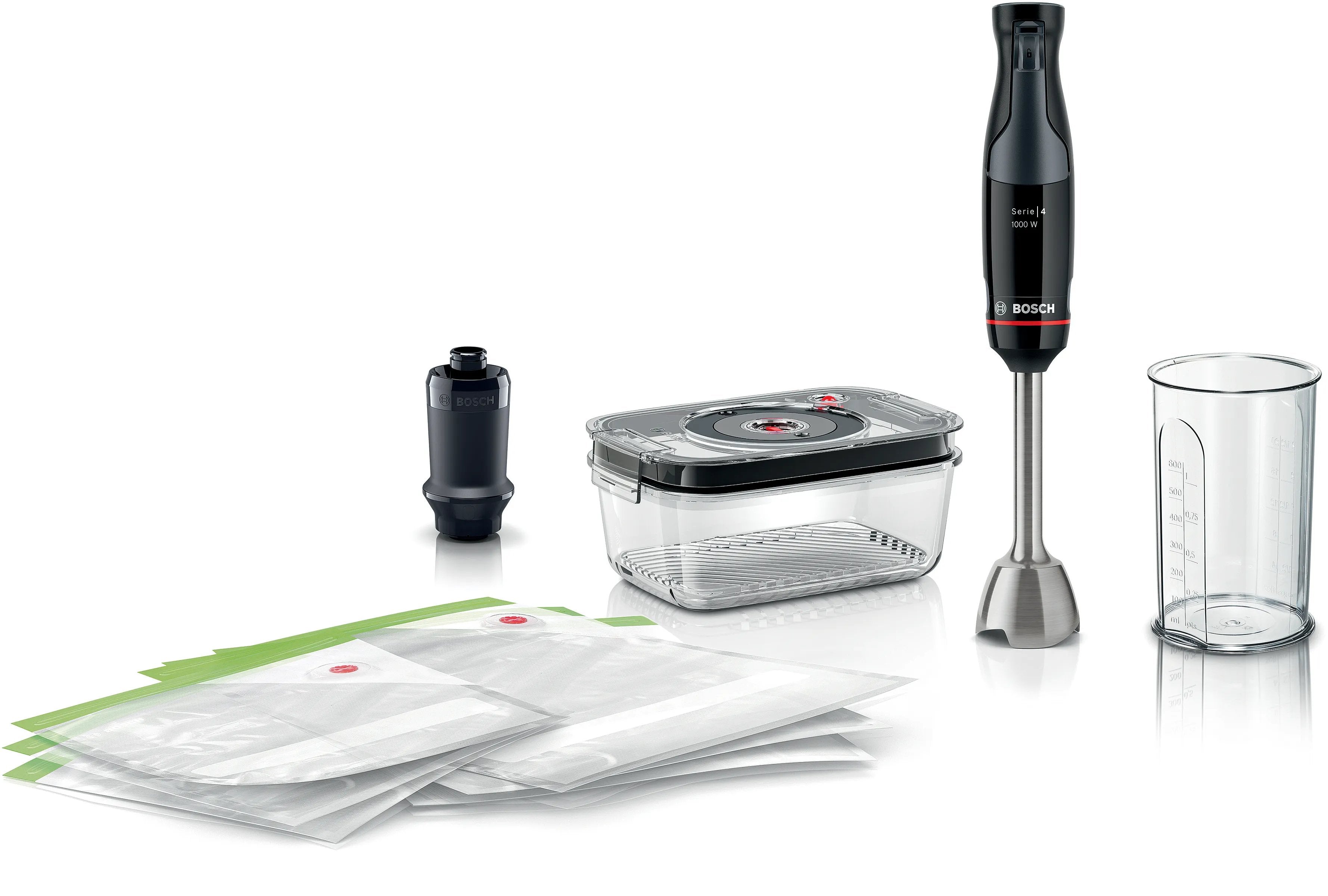 Batidora Bosch Msm 4b6v2 Ergomaster Serie 4 Schwarz / Gra