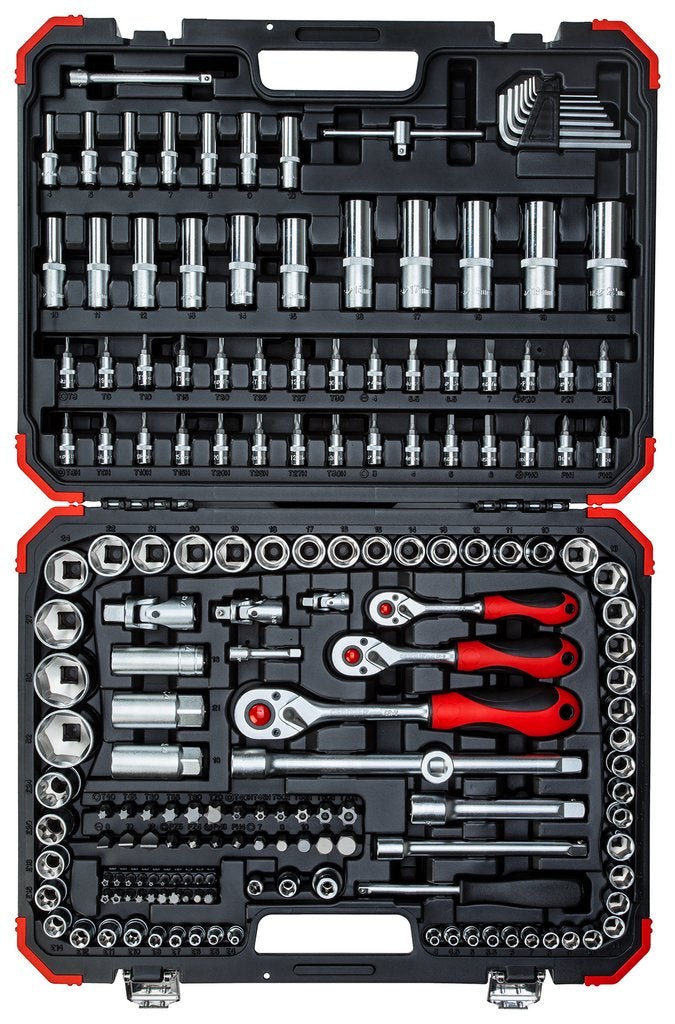 Gedore Juego De Llaves De Tubo , 1/4 "+ 3/8" + 1/2 ", 172 Piezas