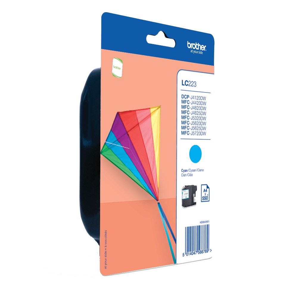 Cartucho De Tinta Original Brother Lc-223cbp Cian