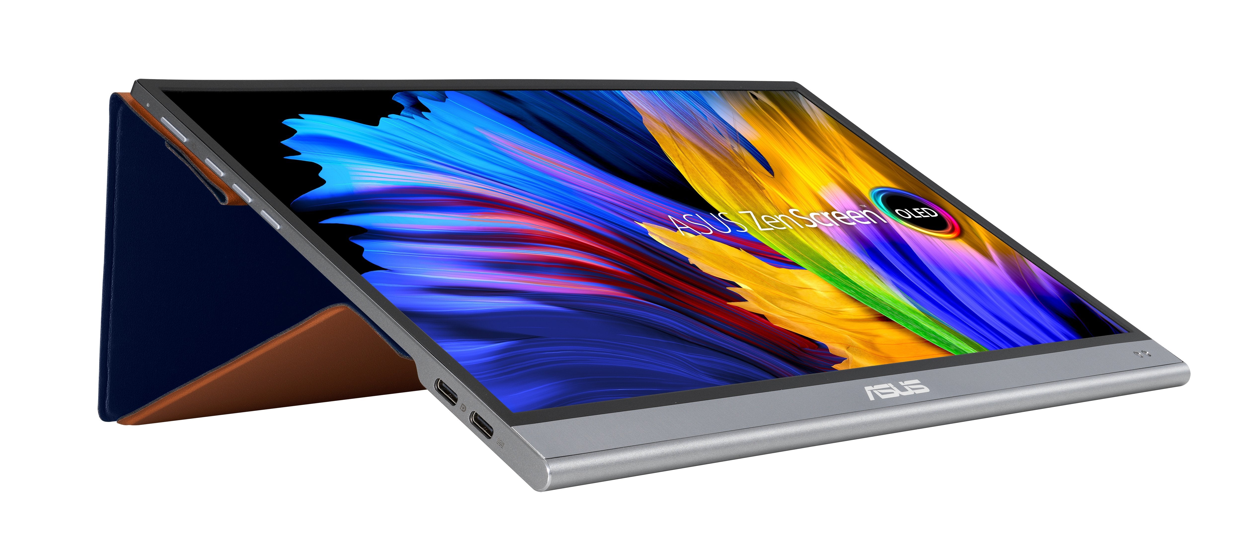 Monitor Asus Zenscreen Mq13ah 33,8 Cm (13.3") 1920 X 1080 Pixeles Full Hd Oled Negro