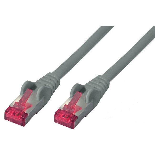 Cable De Red Cat6a Rj45 S Stp 20m Gris Libre De Halógenos Ghmt Zertifizier