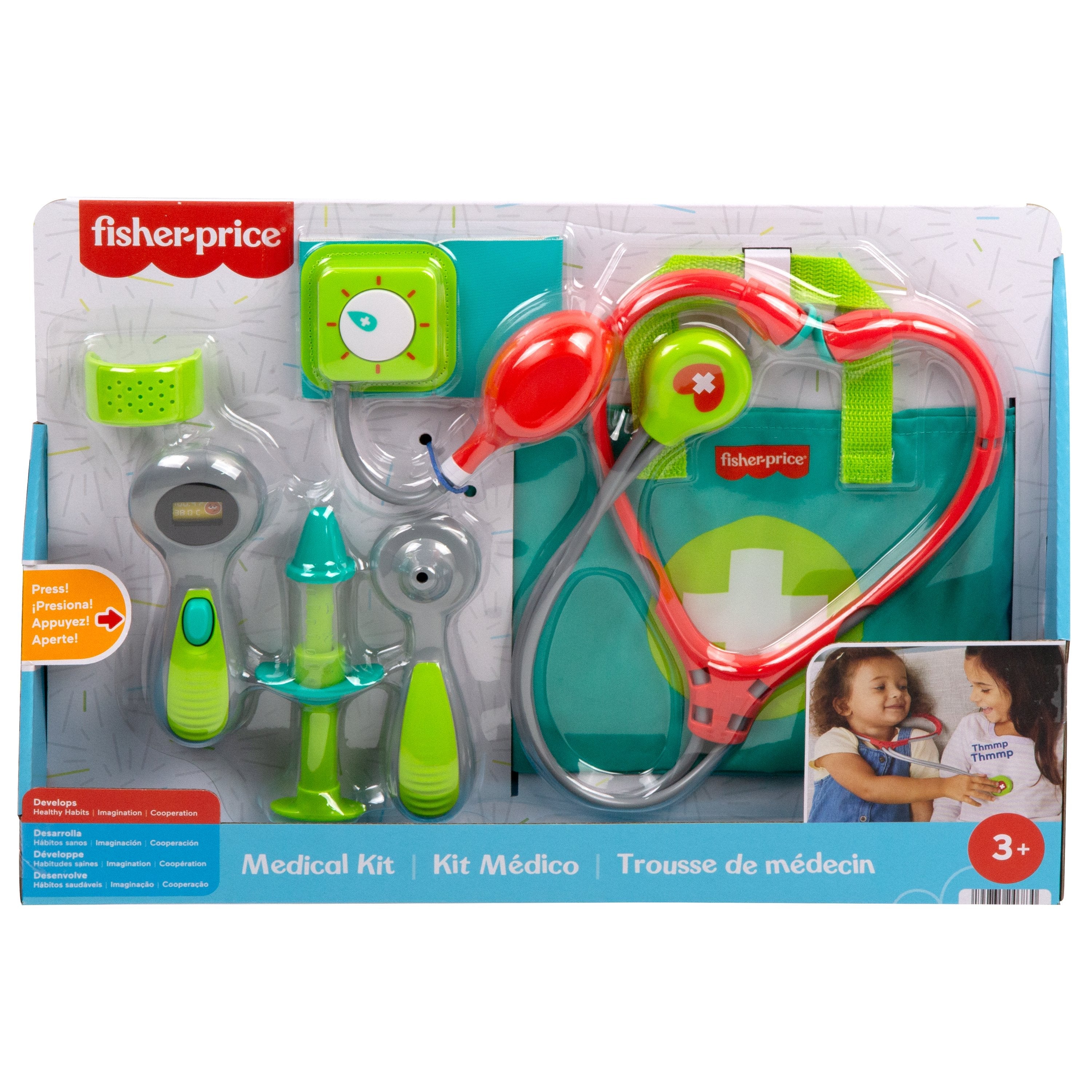 Bolsa De Doctor Fisher-Price, Juego De Roles 7 Partes Hyh26