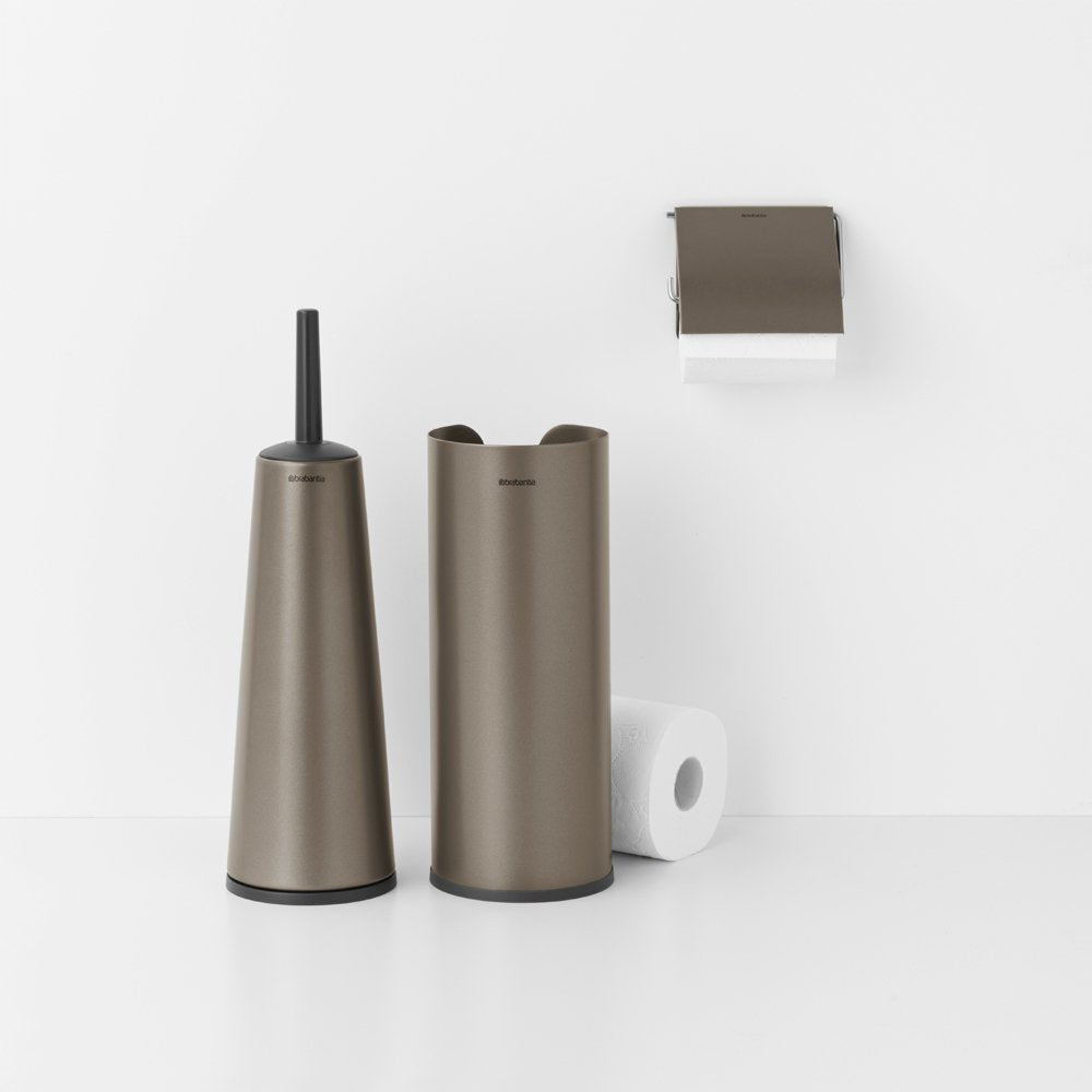EAN 8710755483363 - Brabantia 483363 soporte para papel de baño Montado en pared Plata, Blanco imagen 3