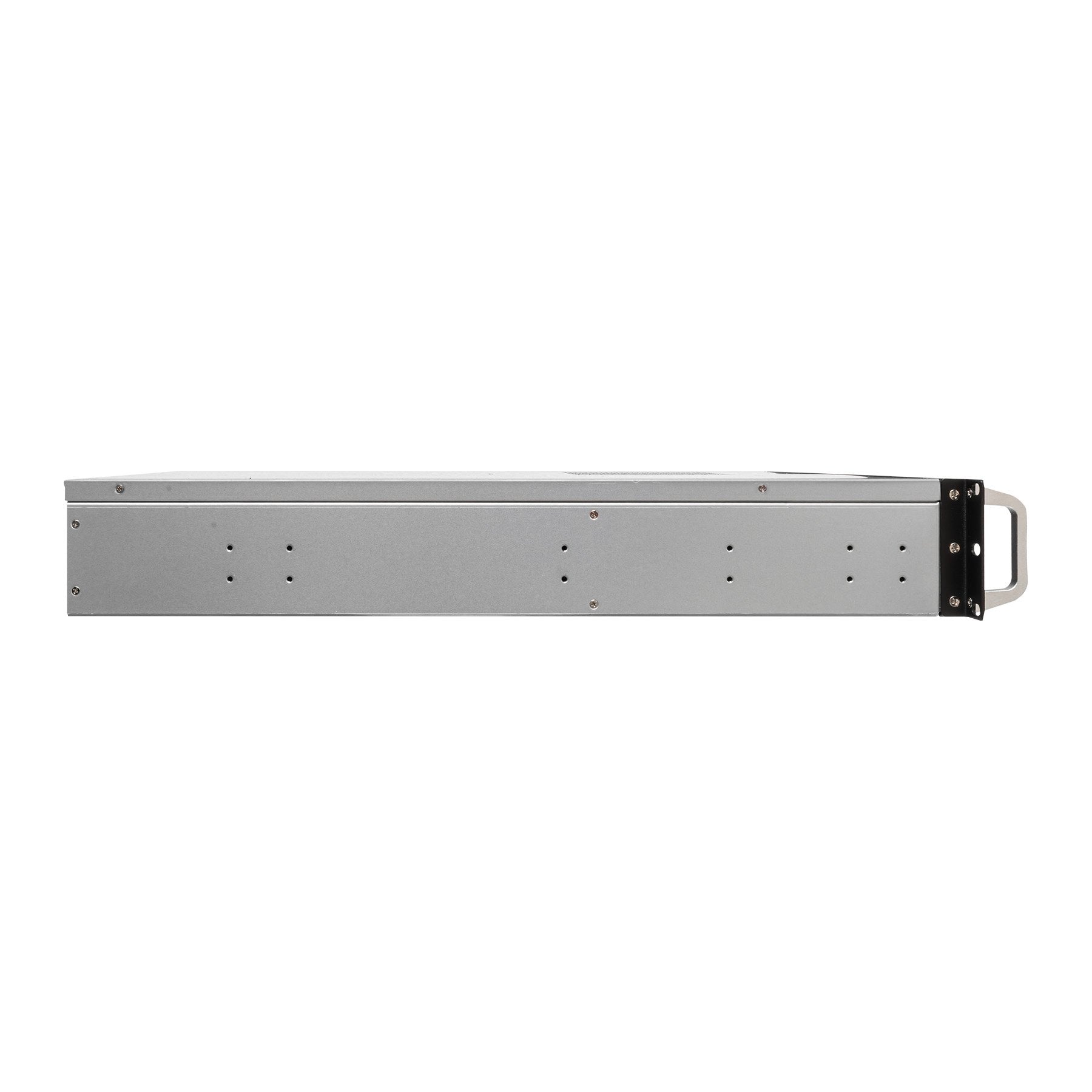 Caja Rack 19" Unykach 2u Sin Fuente Negro Plata 8 Bahias Int 1xusb2.0 1xusb3.0 1xusb-C