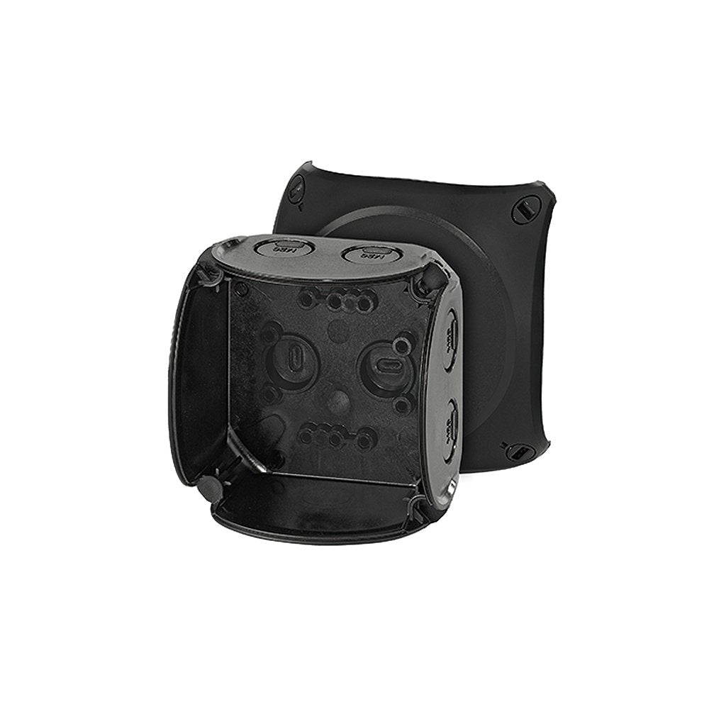 Hensel Cableabzweigkasten Bis Kf 0200 B 2,5qmm O.Klemme, Schwarz