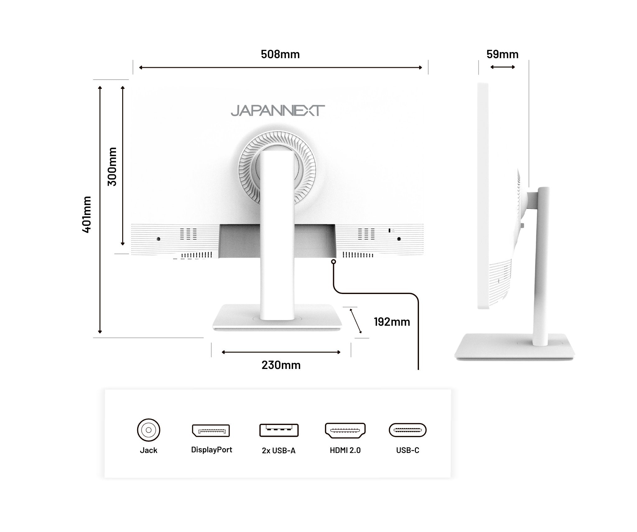 Japannext 54,6cm Jn-Ips2152fhdr-T 16:9 Hdmi Dp Touch Fhd