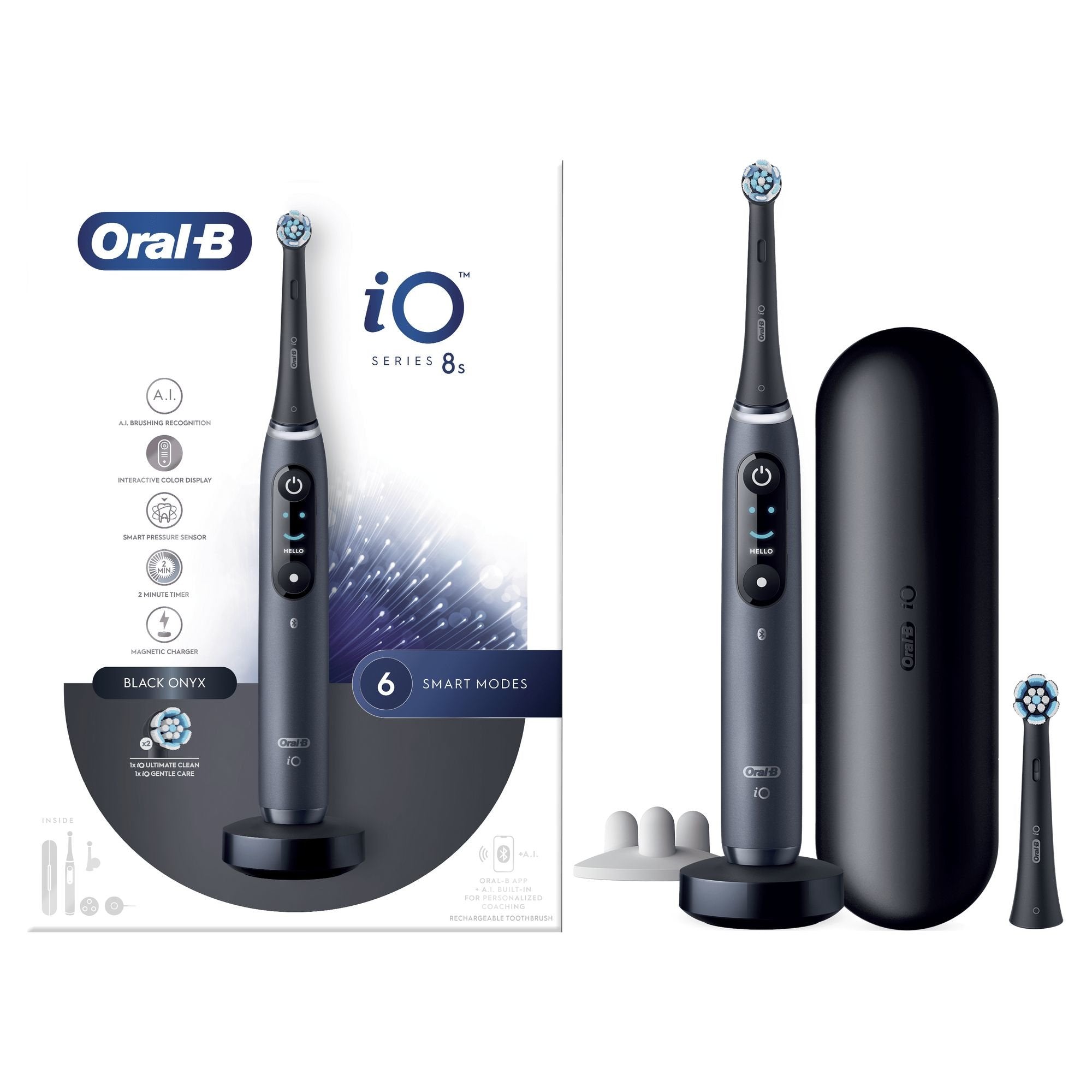 Cep. Dental Ele. Braun Oral B Io 8s Negro