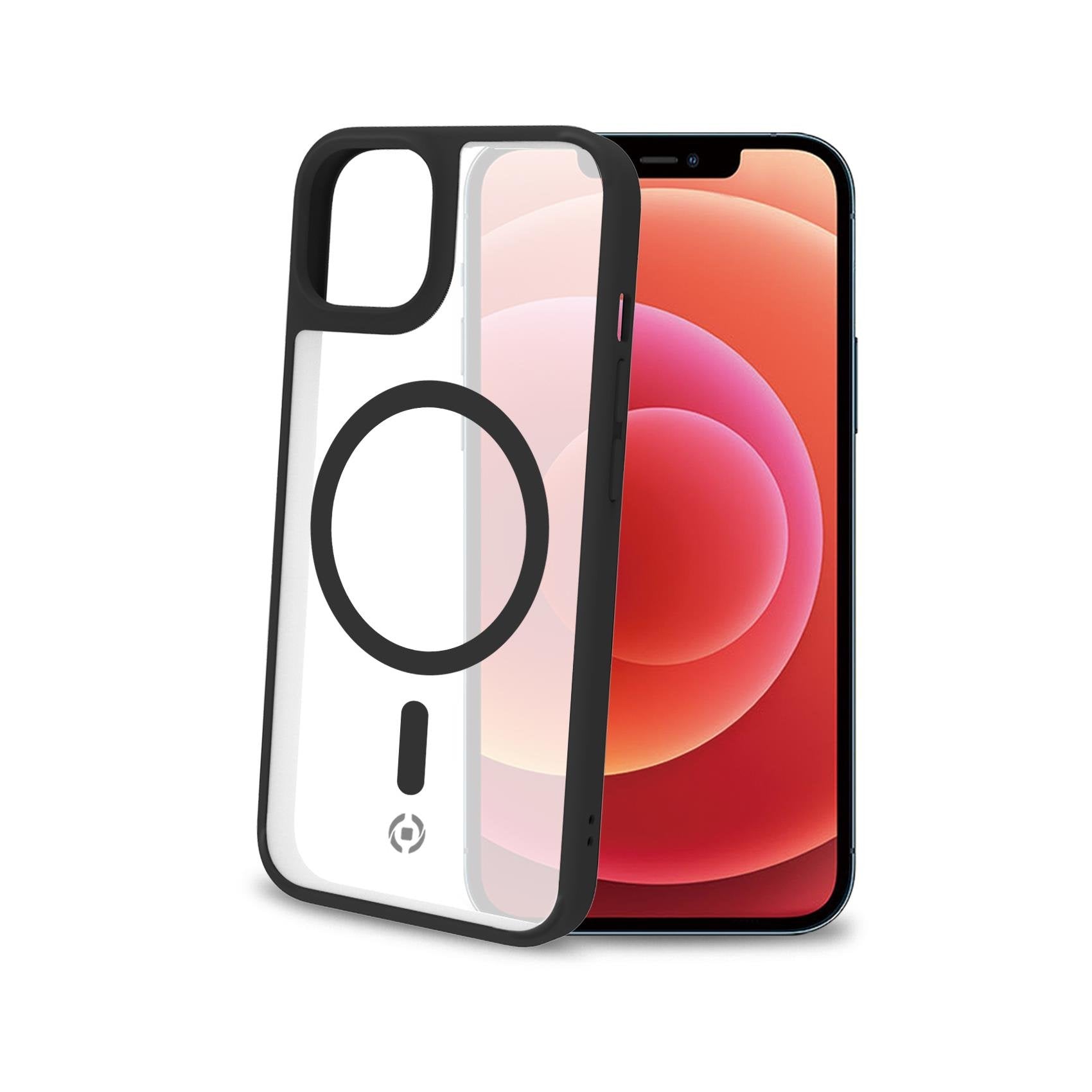 Celly Magmatt Funda Para Iphone 14 15,5 Cm (6.1") Negro, Transparente
