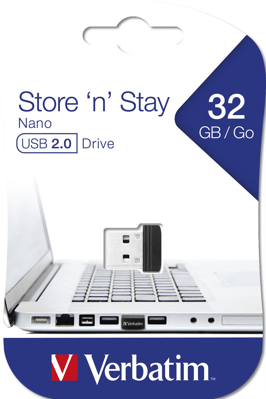 Pendrive Verbatim Store 'N' Stay Nano 32 Gb Usb 2.0 Negro