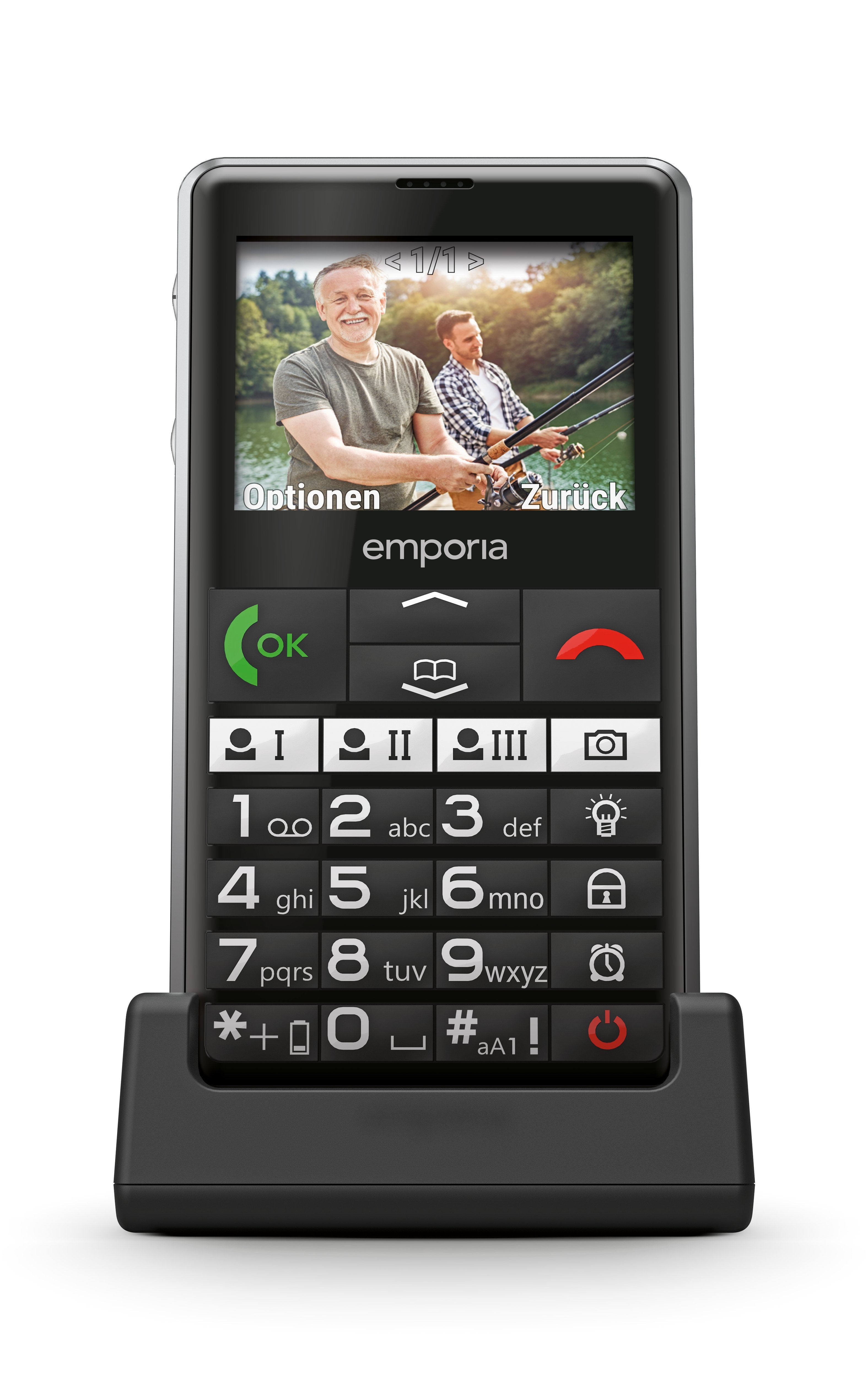 EAN 9005613168711 - Emporia emporiaPURE-LTE 5,87 cm (2.31") 107 g Negro Teléfono para personas mayores imagen 5