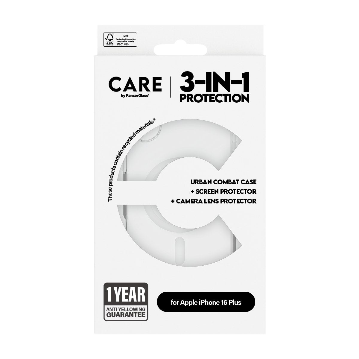 EAN 5715685004810 - PanzerGlass ® | CARE™ by ® 3-in-1 Bundle iPhone 16 Plus Protector de pantalla Apple 1 pieza(s) imagen 3