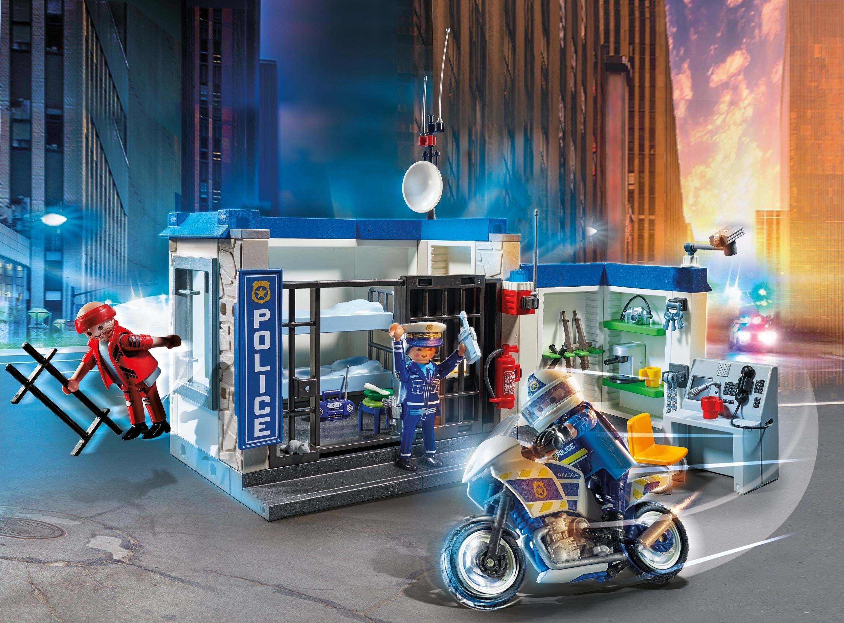 Playmobil - Policía: Escape De La Prisión (70568)