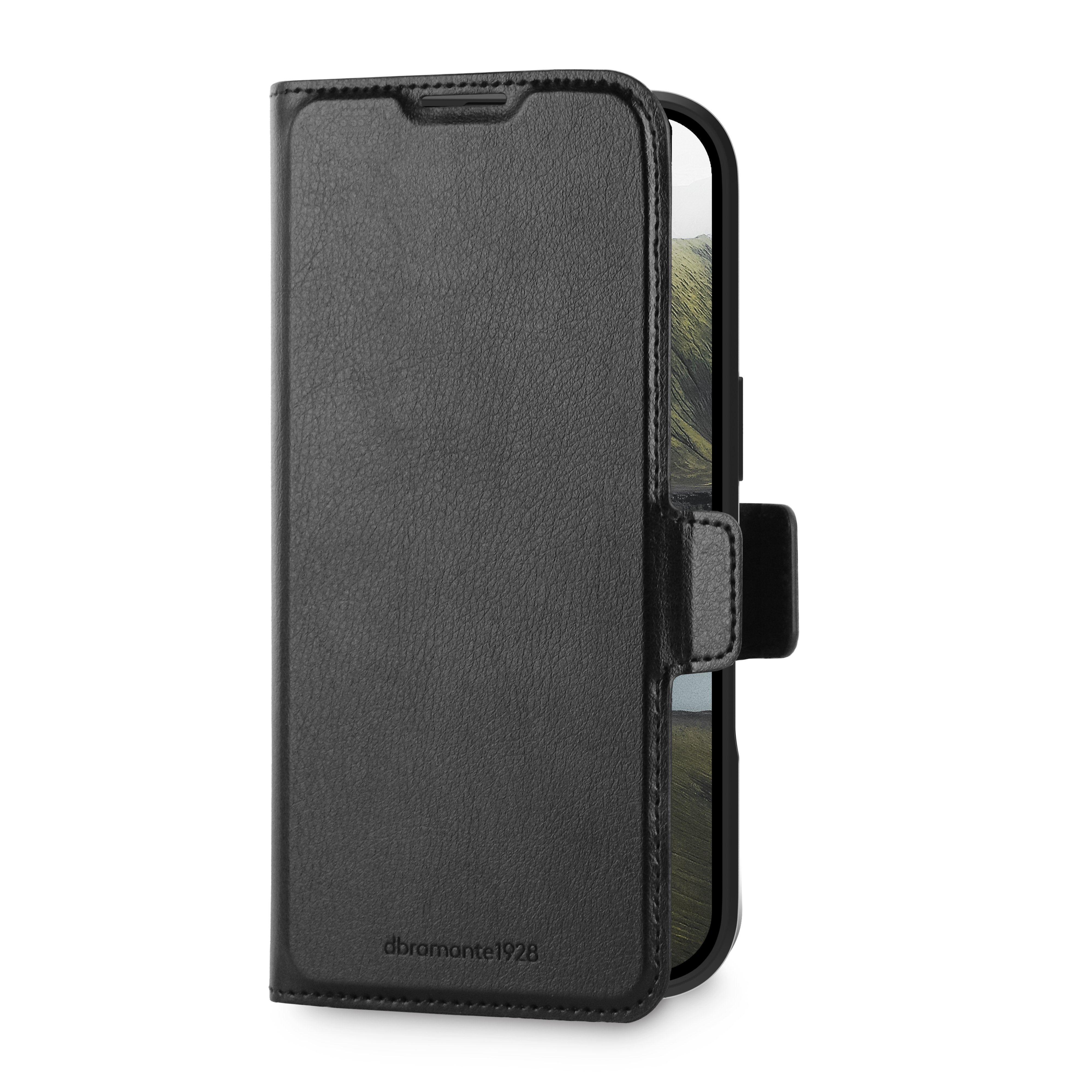Dbramante1928 Oslo Pro Funda Con Tapa Para Teléfono Móvil Poliuretano (Pu) Plástico Negro
