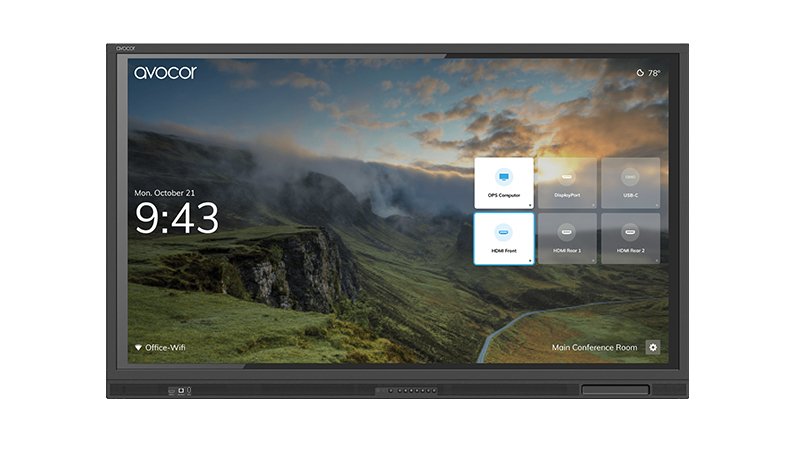 Avocor E Series E-Series 75 4k Ir Led Pizarra Y Accesorios Interactivos 190,5 Cm (75") Pantalla Táctil
