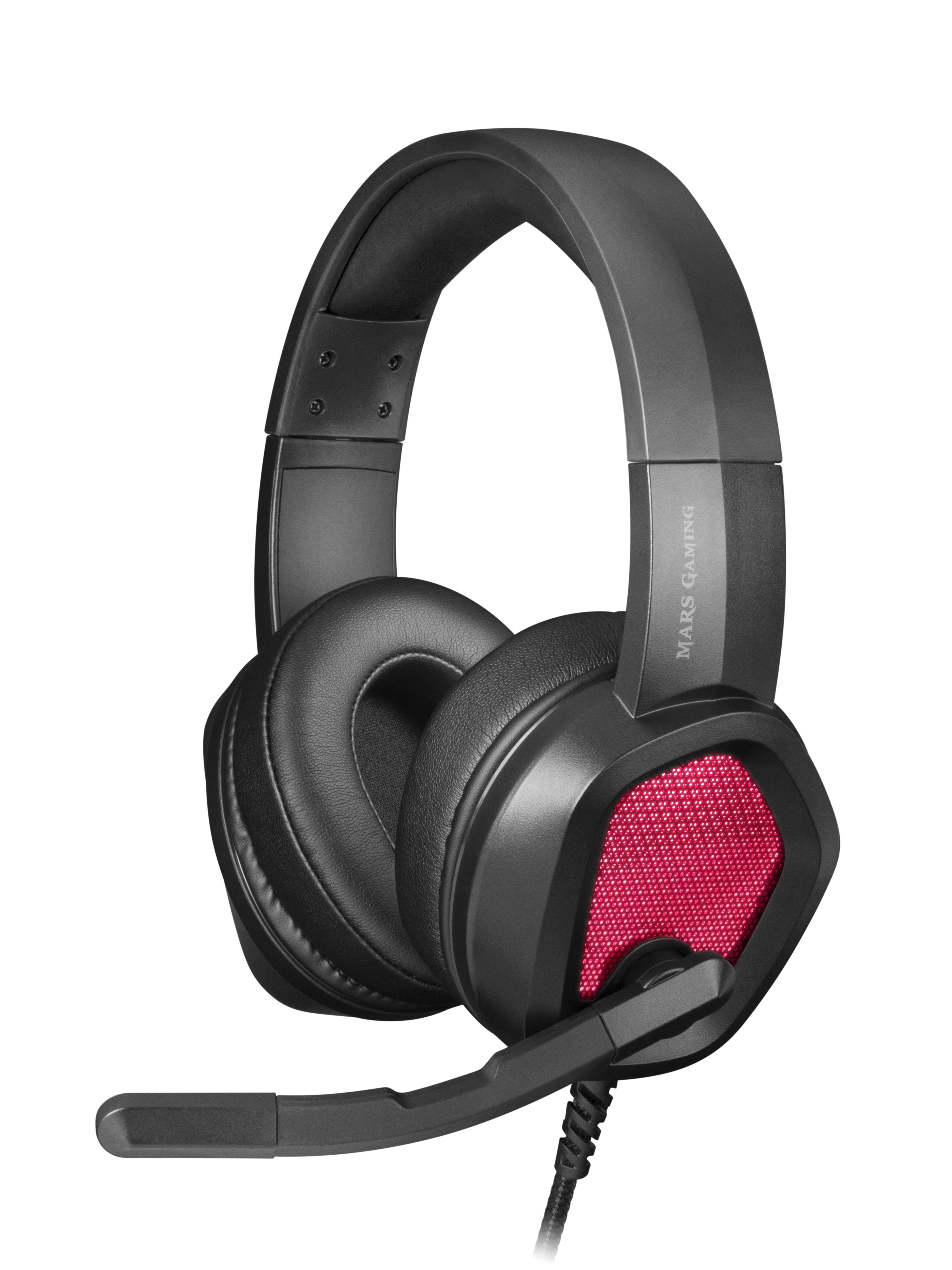 Auriculares Gaming Con Micrófono Mars Gaming Mh320 Jack 3.5 Negros