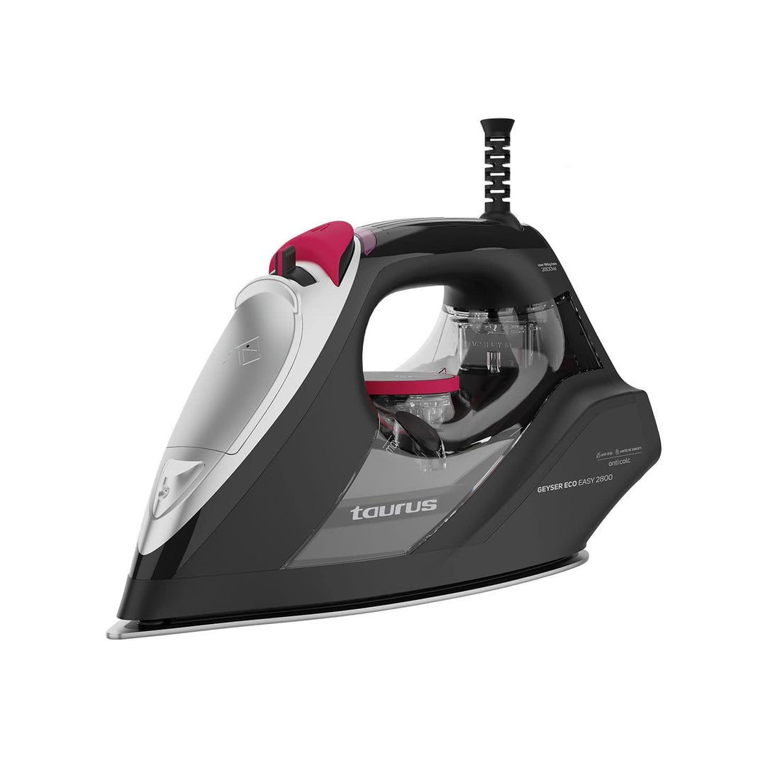 Taurus Geyser Eco Easy 2800 Plancha Vapor-Seco Suela De Cerámica 2800 W Negro
