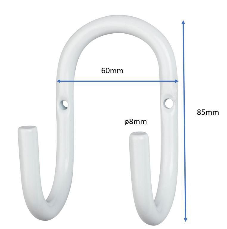 Vivolink Vlcblhook Organizador De Cables Pared Soporte Para Cables Blanco 1 Pieza(S)