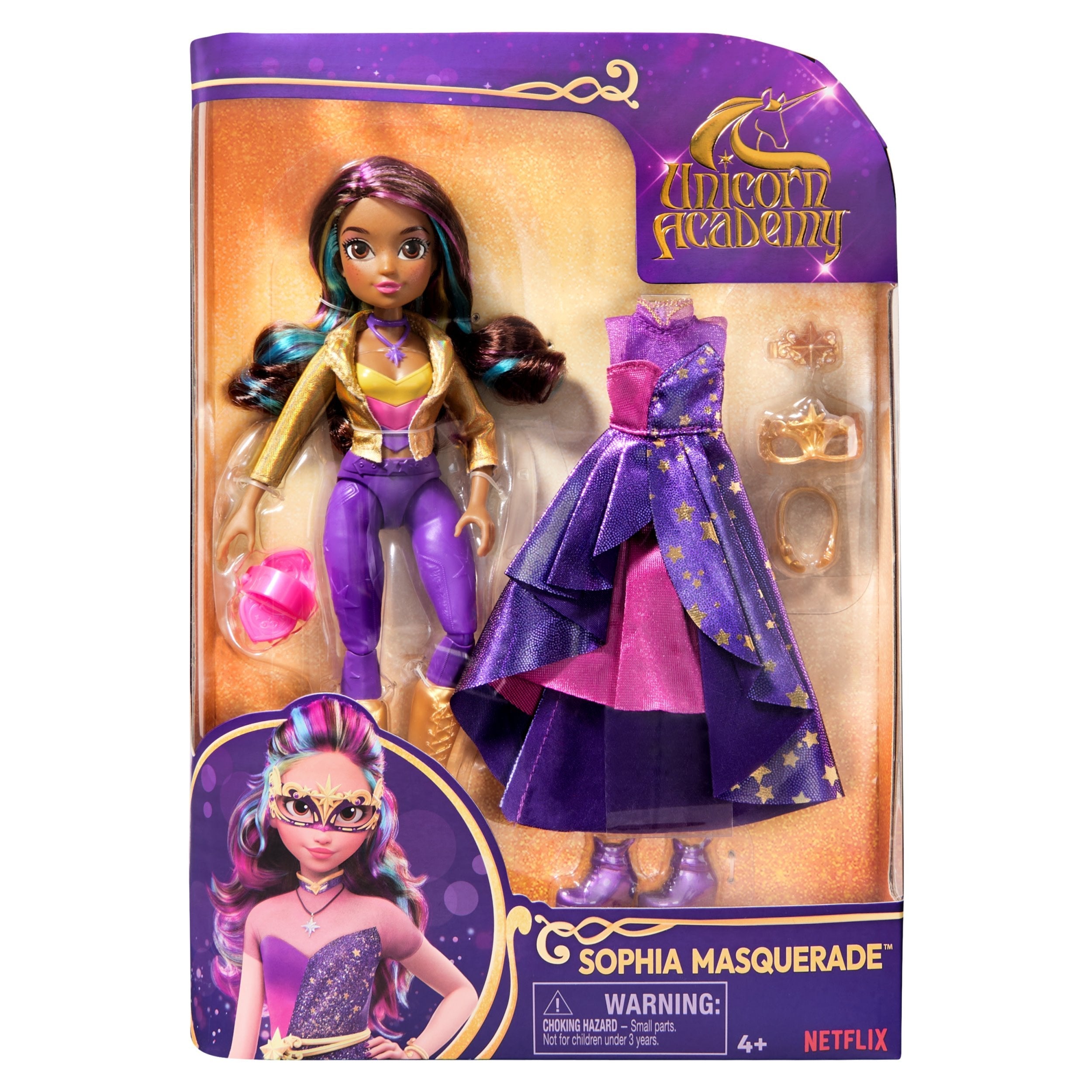 Muñeca  Spin Master Unicorn Academy - Bola De Máscaras De Lujo Sophia 6069399