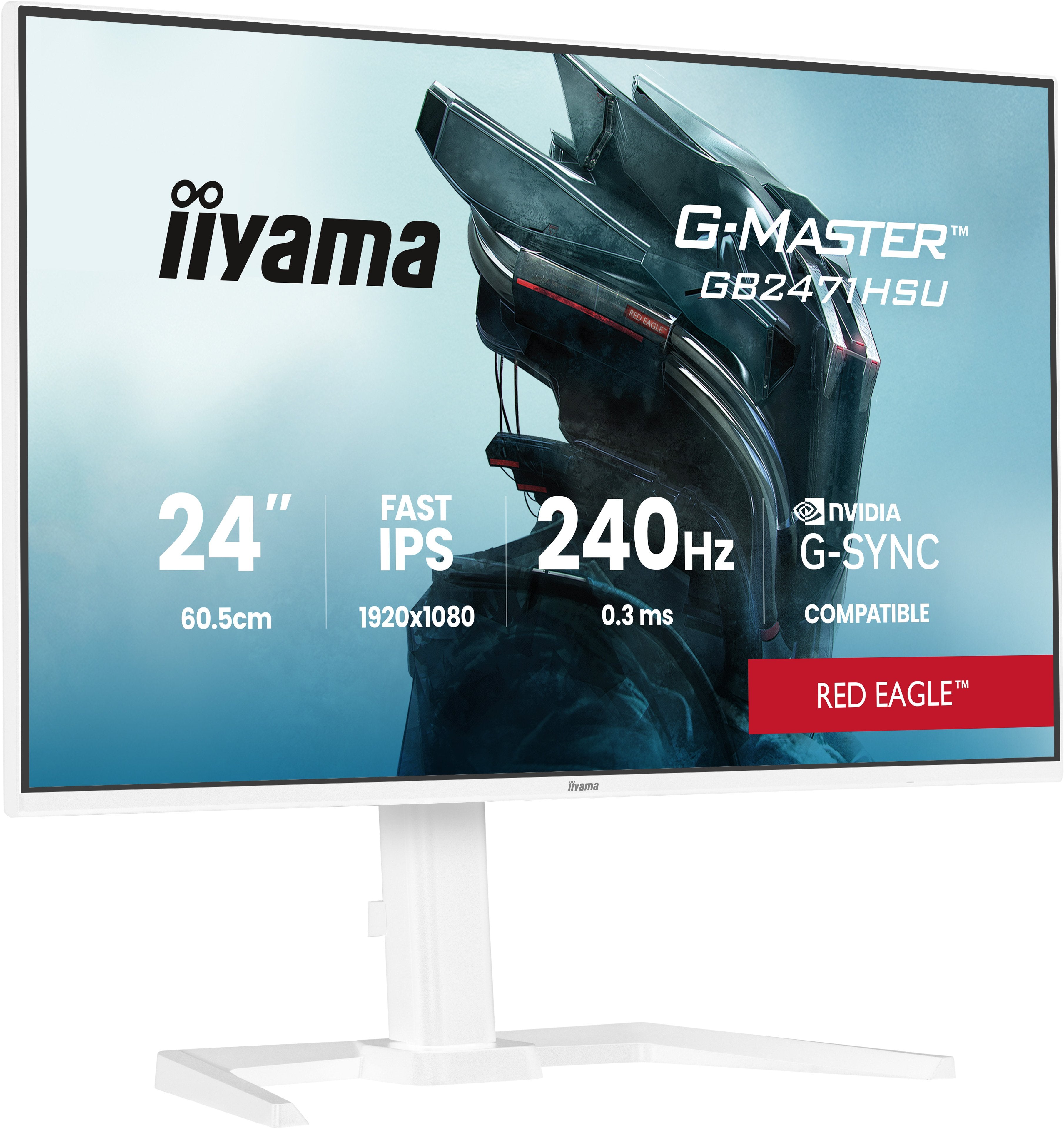 Iiyama 60.5cm 24" Gb2471hsu-W1 16:9 2xhdmi+Dp+Usb-C Ips