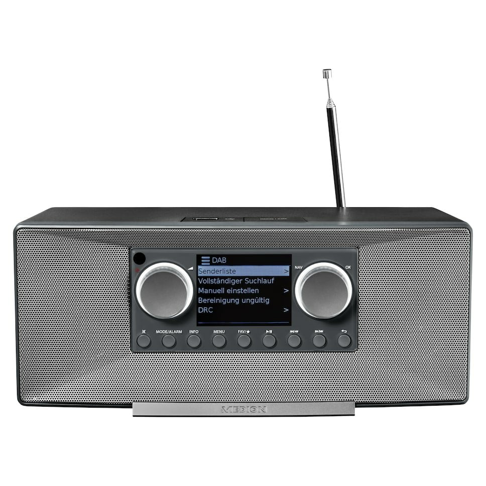 Medion Md 89289 Stereo Internetradio Grau
