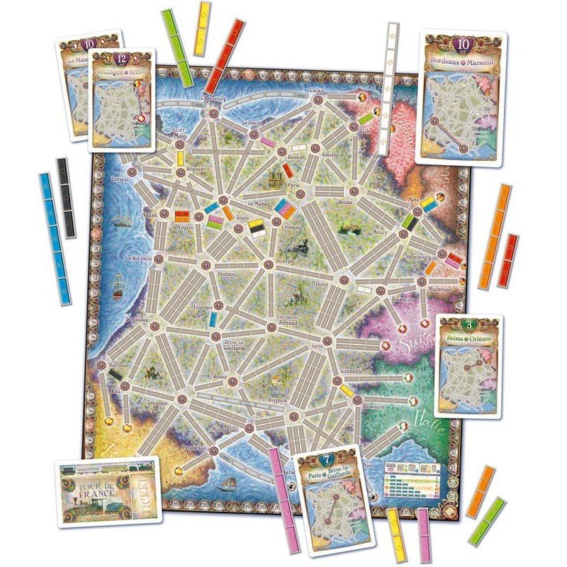 Asmodee Ticket To Ride - Francia, Juego De Mesa Dow0009