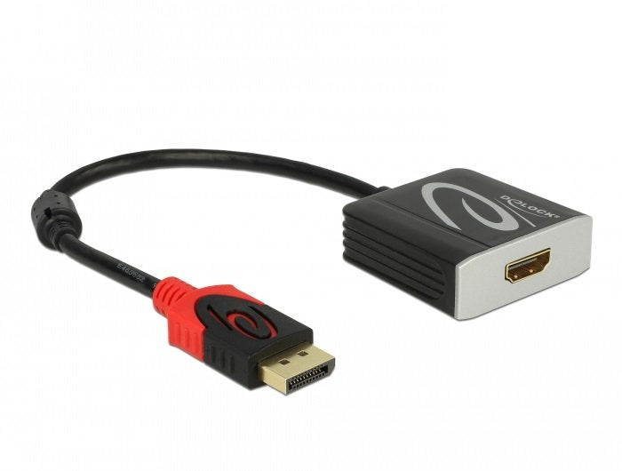Delock Aktiver Displayport 1.4 Zu Hdmi Adapter 4k 60 Hz (Hdr)