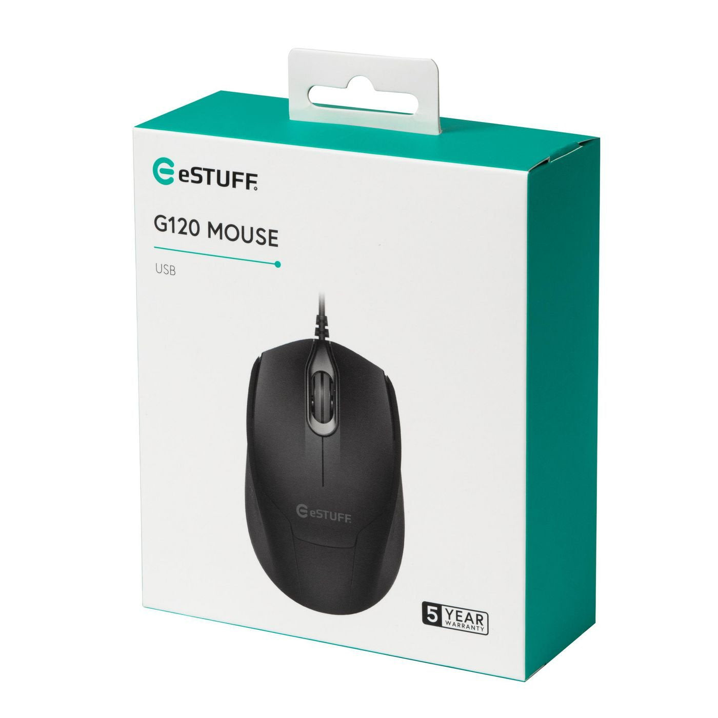 EAN 5704174593621 - eSTUFF GLB213002 ratón Oficina Ambidextro USB tipo A Óptico 1200 DPI imagen 5