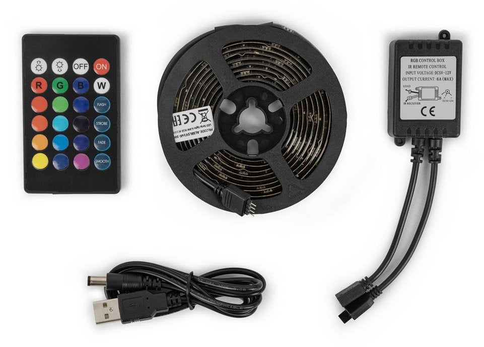 Avide Led Mreifen Blimer 5v Smd5050 30led Rgb Ip65 2m