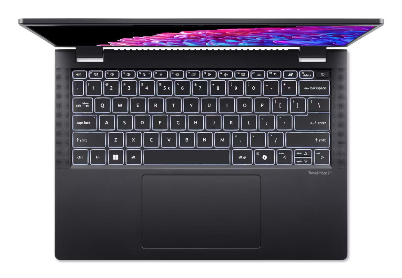 Portátil  Acer Travelmate P6 Tmp614-73 Intel Core Ultra 5 125h   (14") Wsxga+ 16 Gb Lpddr5x-Sdram 512 Gb Ssd Wi-Fi 7 (802.11be) Windows 11 Pro Negro
