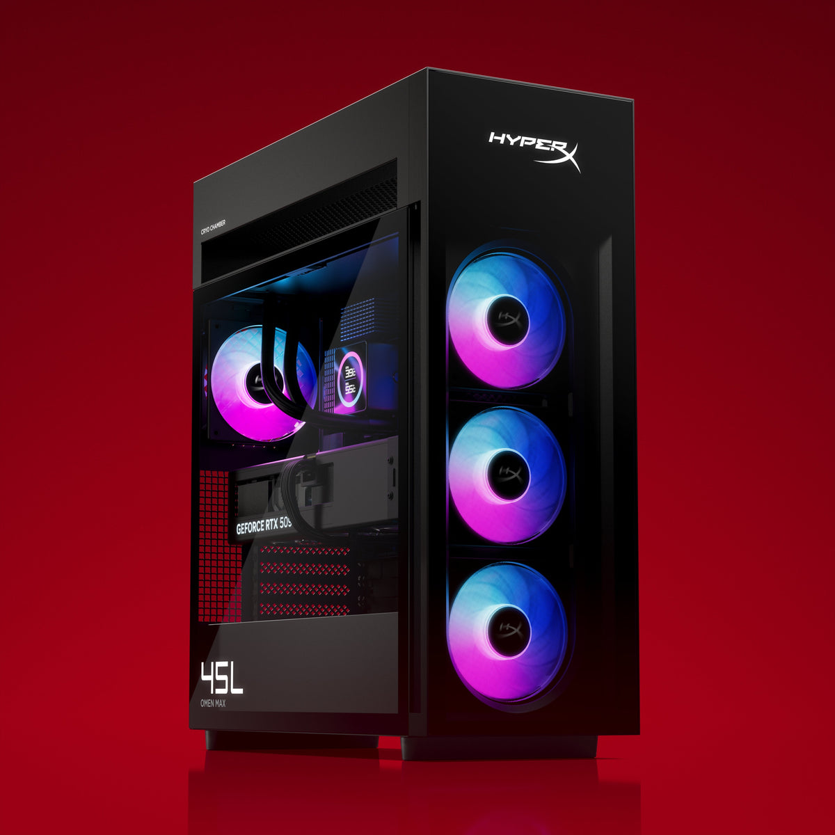 Pc Sobremesa Hyperx Omen Max 45l Gt24-0001ns Intel Core Ultra 7 270k Plus 32gb 2tb Ssd Rtx 5080 Windows 11 Wifi7