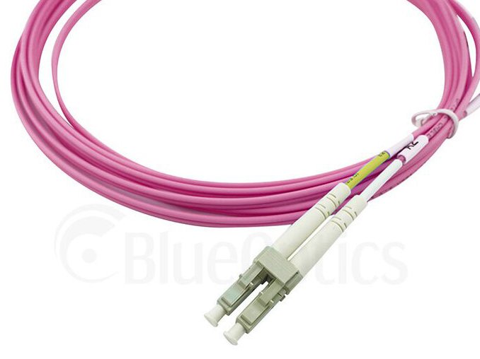 Blueoptics Sfp3133fu1mk Cable De Fibra Optica 1 M Lc St Om4 Magenta