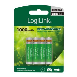 Logilink Lr03rb4 - Aaa Ni-Mh Rechargeable Batteries. Micro. 1.2v. 4pcs